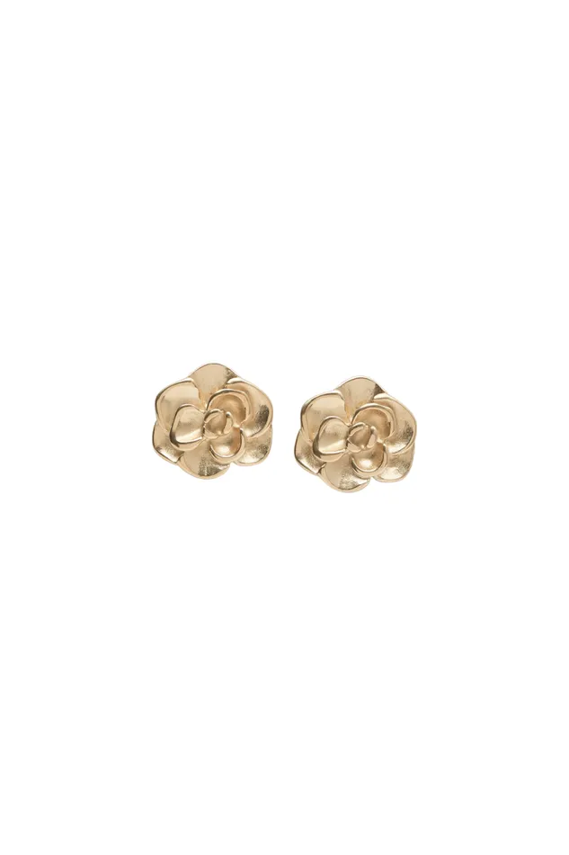 Women Meshki Jewellery Lala Rose Earrings 8211 Gold