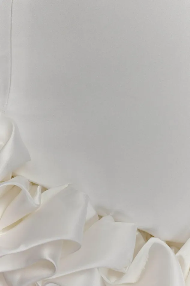 Women Meshki Shoes Alba Bubble Mini Dress 8211 White