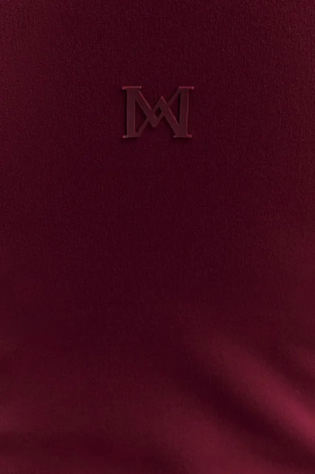 Women Meshki Tops Alexandra Yoga Top 8211 Burgundy