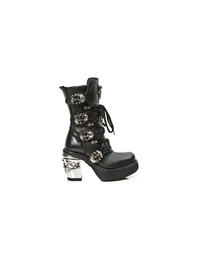 Women Metallic M8366C2 New Rock Boots Women Metallic M8366C2 New Rock Boots