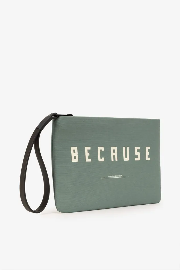 Women Mint Lupita Handbag With Message Ecoalf Handbags