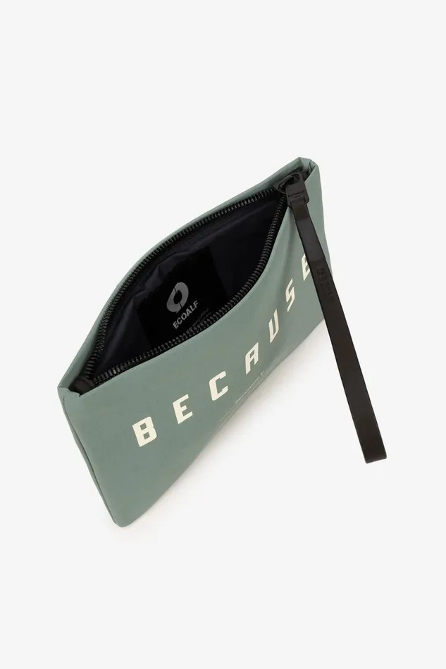Women Mint Lupita Handbag With Message Ecoalf Handbags