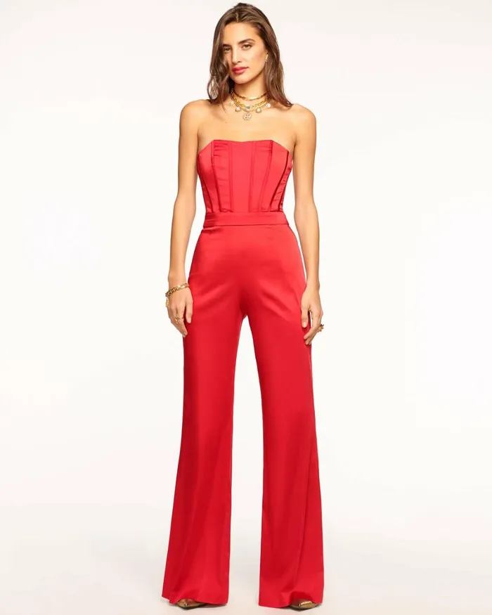Women Mira Strapless Jumpsuit Ivory Ramy Brook Dresses Women Mira Strapless Jumpsuit Ivory Ramy Brook Dresses
