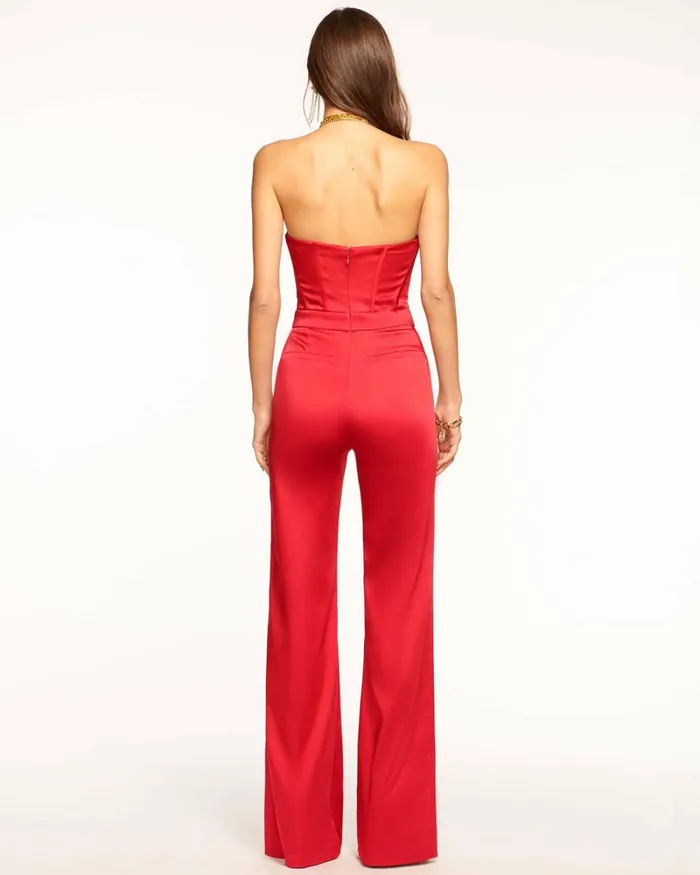 Women Mira Strapless Jumpsuit Ivory Ramy Brook Dresses Women Mira Strapless Jumpsuit Ivory Ramy Brook Dresses