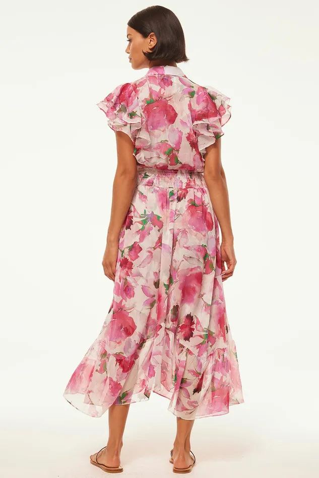 Women MISA Los Angeles Dresses FLORENCIA DRESS Garden Fuchsia