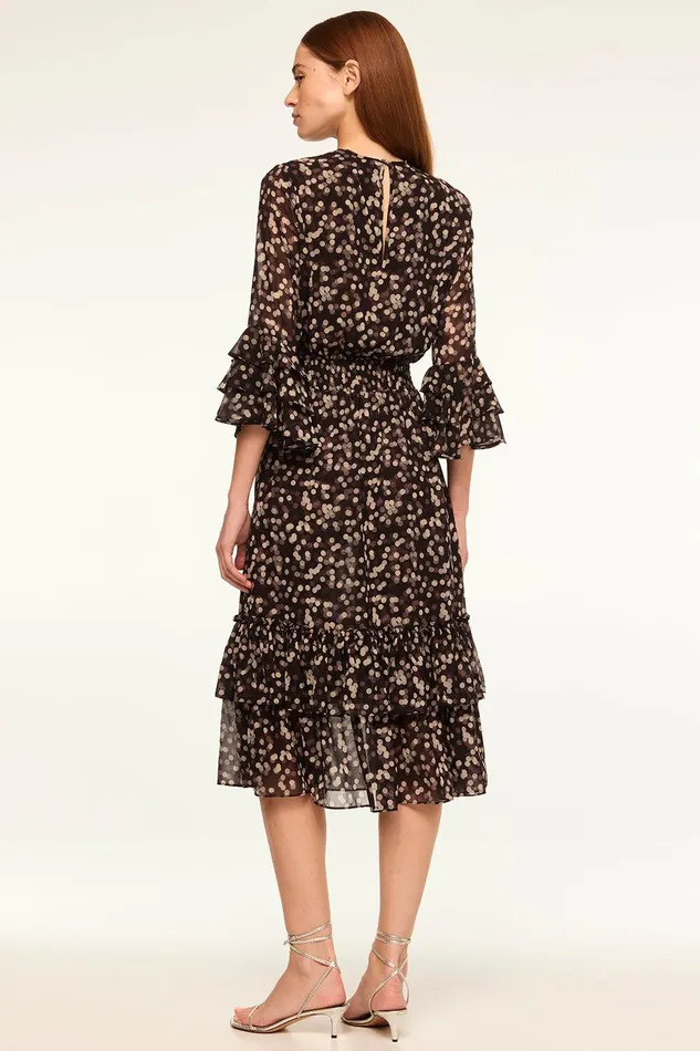 Women MISA Los Angeles Dresses GORDANA DRESS Polka Dot Small