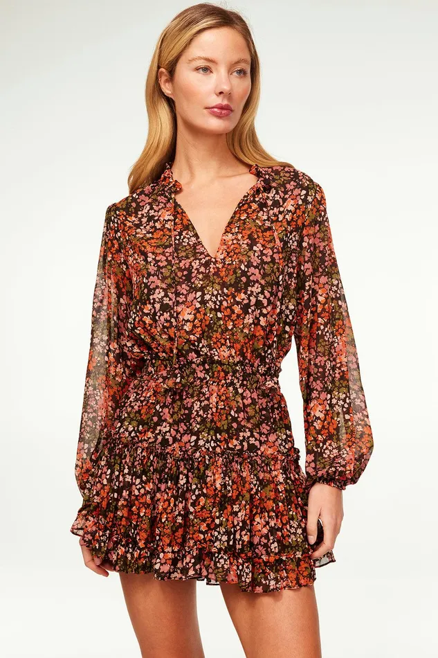 Women MISA Los Angeles Dresses LORENA DRESS Autumn Flora