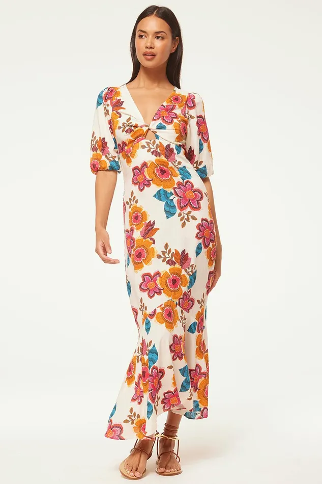 Women MISA Los Angeles Dresses WALLIS DRESS Flora Marbella
