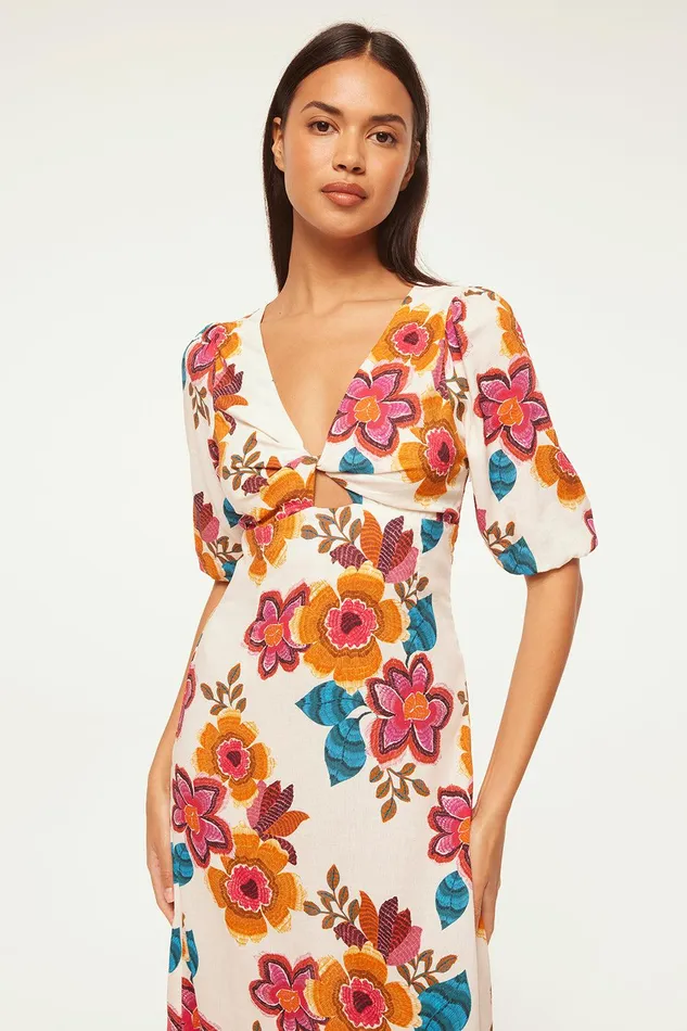 Women MISA Los Angeles Dresses WALLIS DRESS Flora Marbella