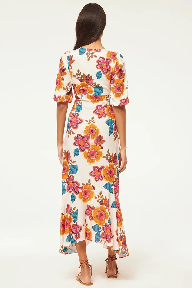 Women MISA Los Angeles Dresses WALLIS DRESS Flora Marbella