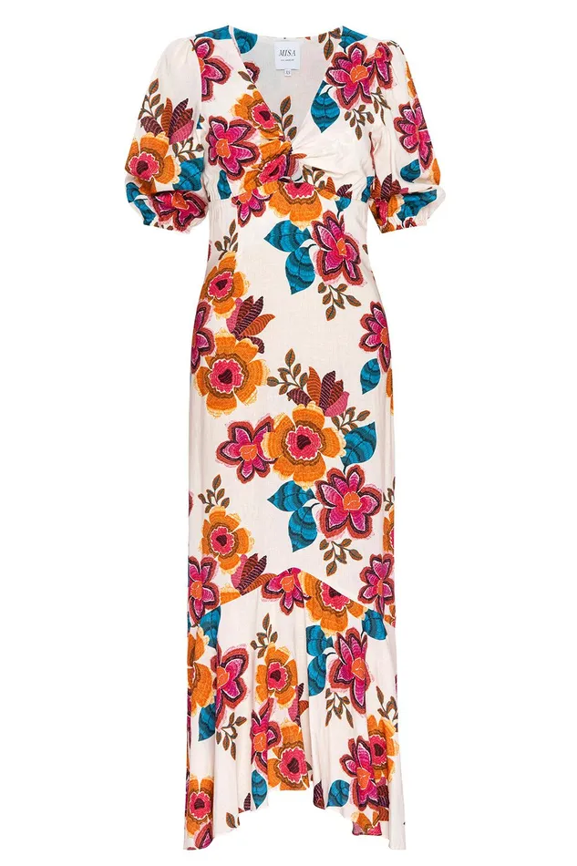 Women MISA Los Angeles Dresses WALLIS DRESS Flora Marbella