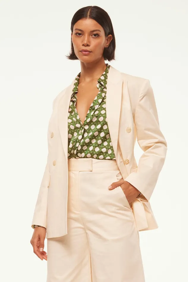 Women MISA Los Angeles Jackets VIVA BLAZER Cali Ombre Cotton