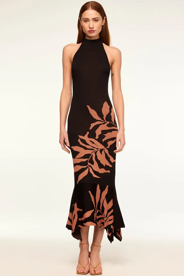 Women MISA Los Angeles Knits EMBER DRESS Fernal Glow