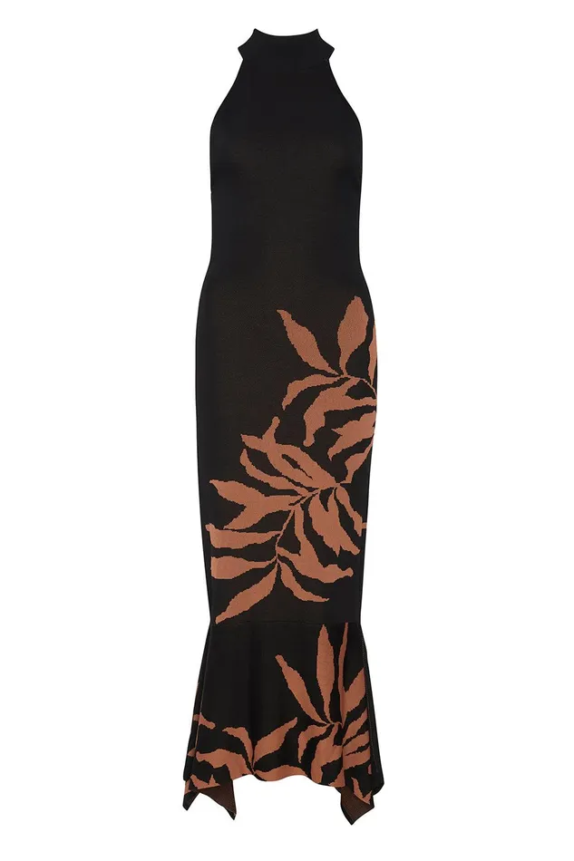 Women MISA Los Angeles Knits EMBER DRESS Fernal Glow