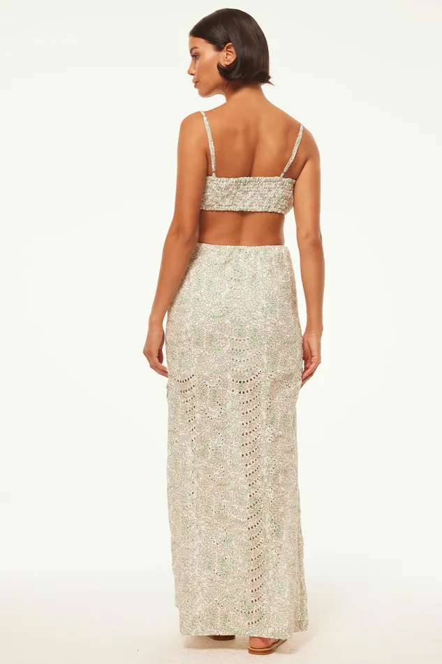 Women MISA Los Angeles Matching Sets ANTONELLA SKIRT Dewdrop Eyelet