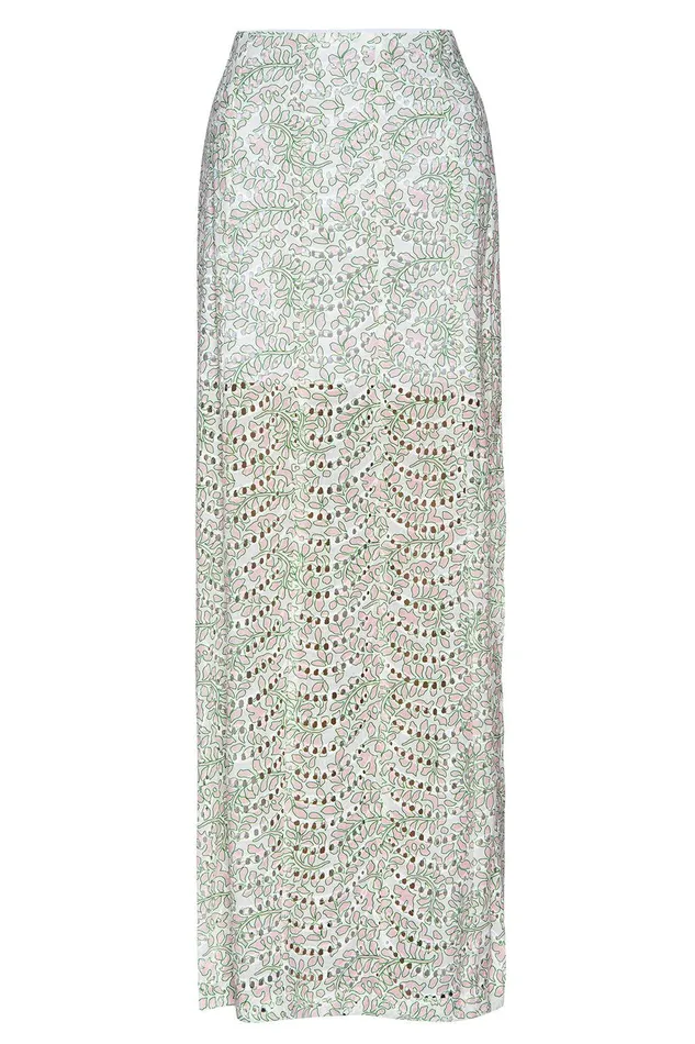 Women MISA Los Angeles Matching Sets ANTONELLA SKIRT Dewdrop Eyelet