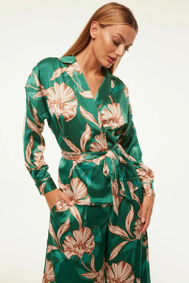 Women MISA Los Angeles Matching Sets FARAH TOP Cartagena Flora