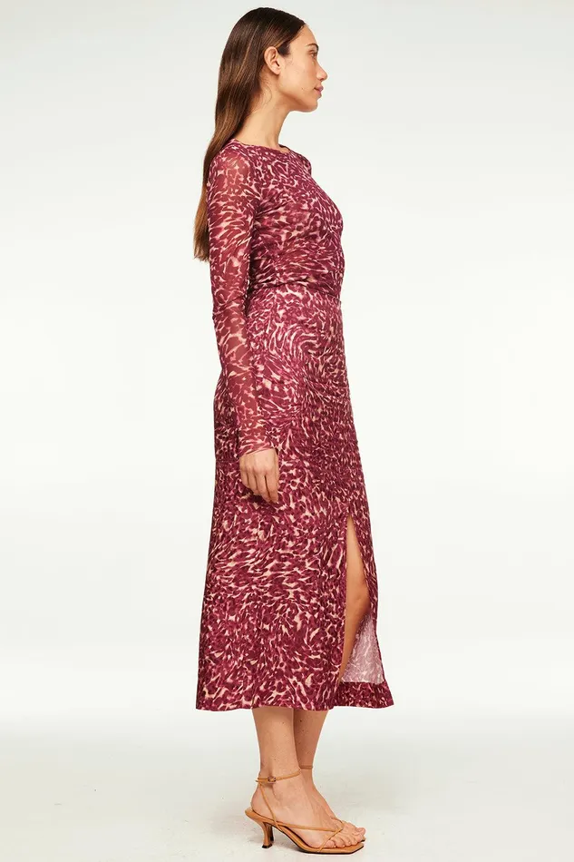 Women MISA Los Angeles Matching Sets IVAN SKIRT Fauna Abstract