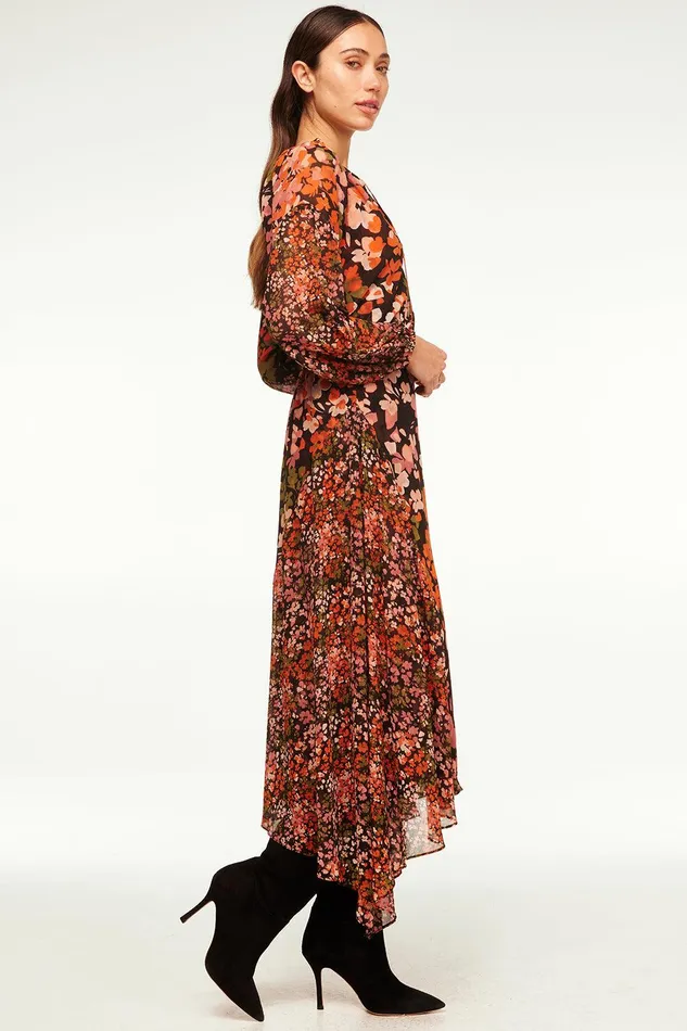 Women MISA Los Angeles Matching Sets MARAL SKIRT Autumn Flora Mix