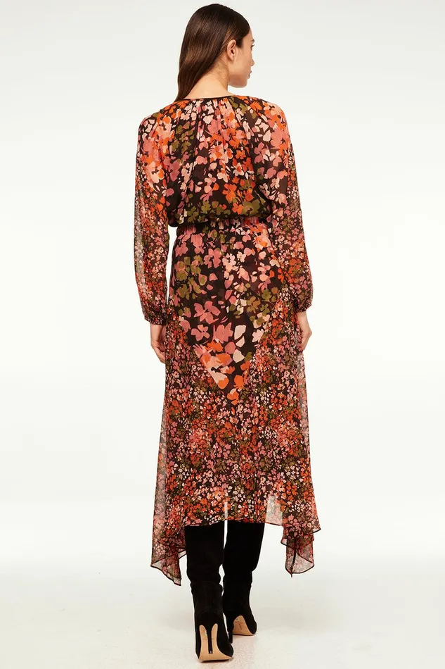 Women MISA Los Angeles Matching Sets MARAL SKIRT Autumn Flora Mix