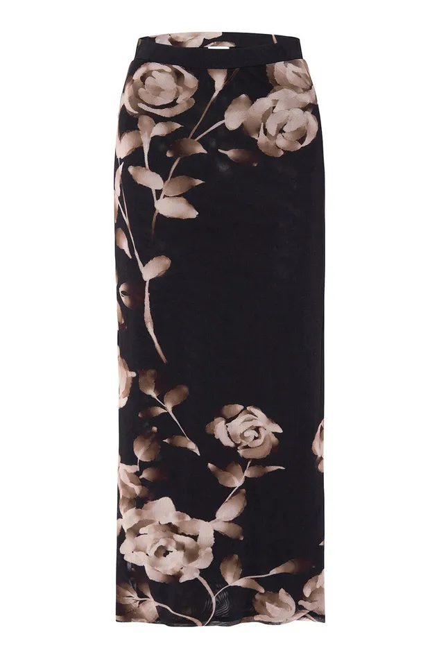 Women MISA Los Angeles Skirts and Shorts AISHA SKIRT Faded Rose Mesh
