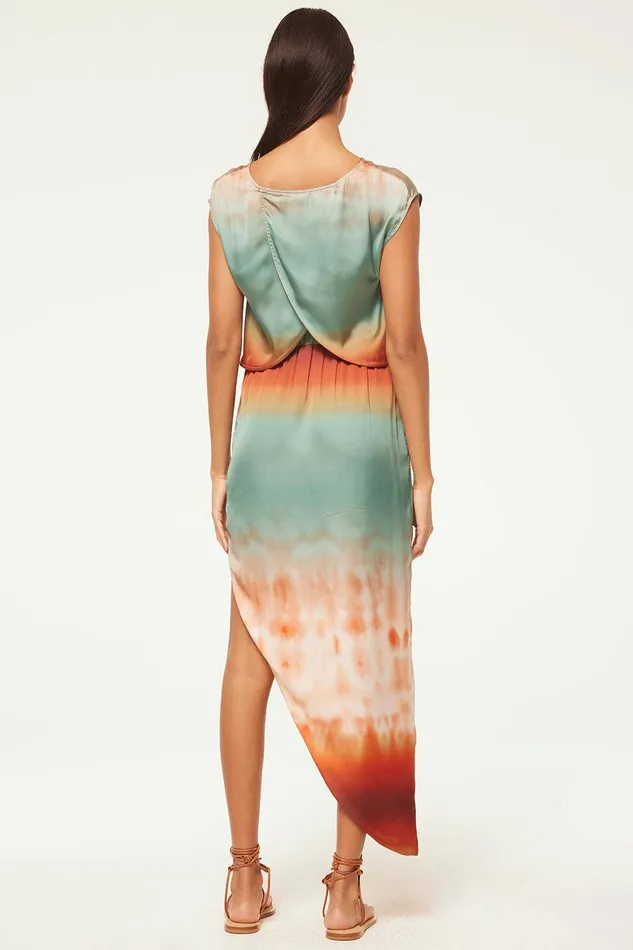 Women MISA Los Angeles Skirts and Shorts FRANKA SKIRT Carnelian Ombre