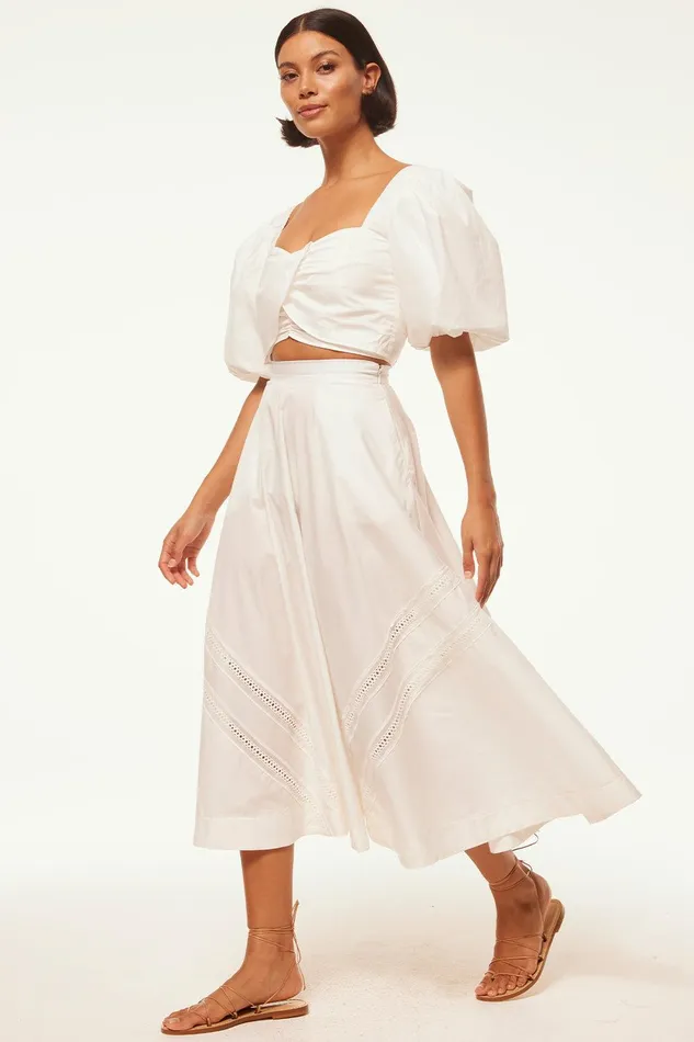 Women MISA Los Angeles Tops RORI TOP White