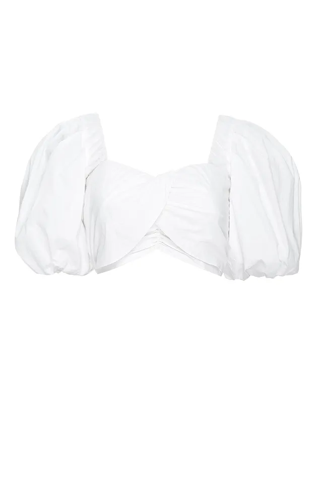 Women MISA Los Angeles Tops RORI TOP White