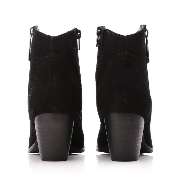 Women Moda In Pelle Black Boots Dania Black Suede