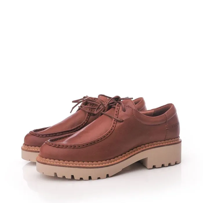 Women Moda In Pelle Casual Shoes Shoon Sh Iota Tan Leather