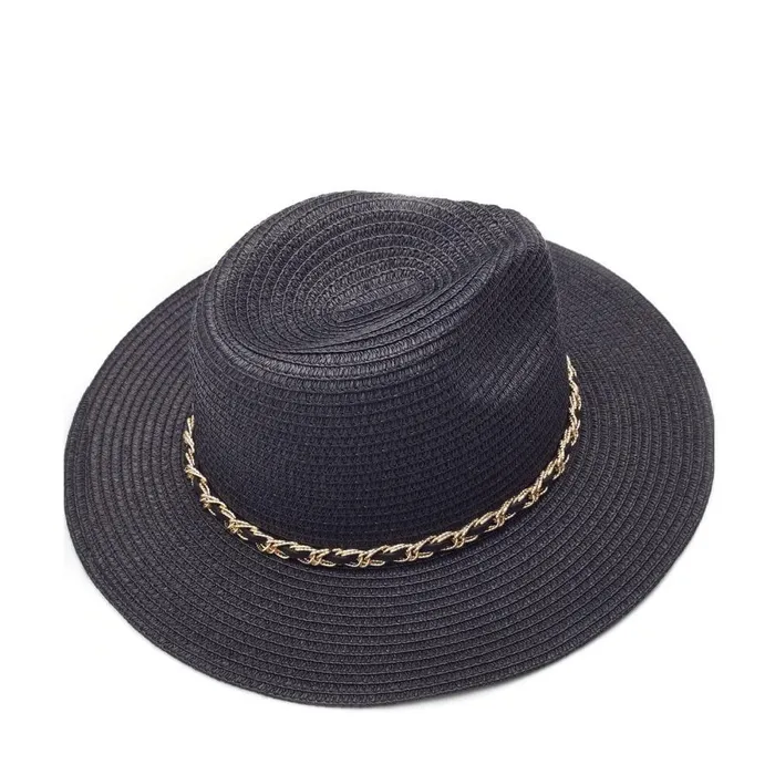 Women Moda In Pelle Hats Portofino Hat Black Textile Women Moda In Pelle Hats Portofino Hat Black Textile