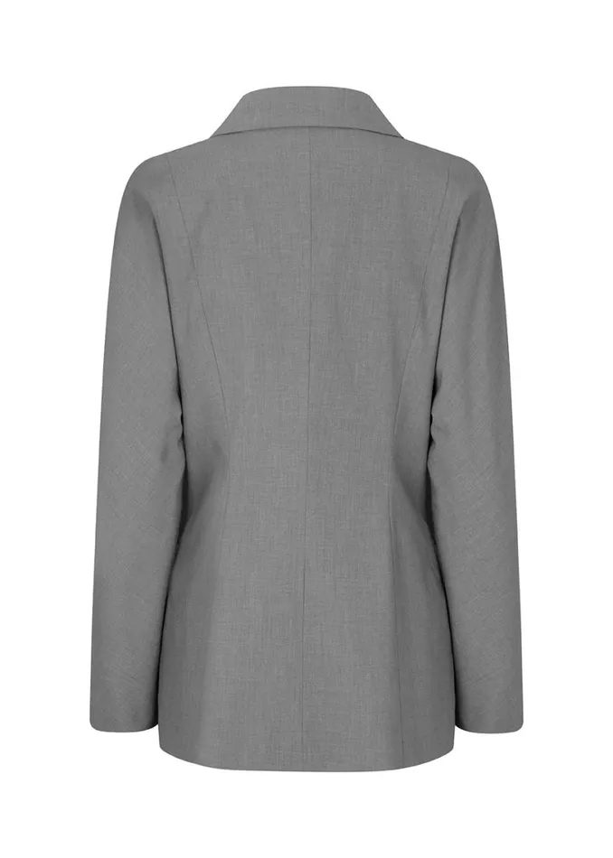Women Modstrm Blazer BennyMD Blazer Grey Melange Women Modstrm Blazer BennyMD Blazer Grey Melange