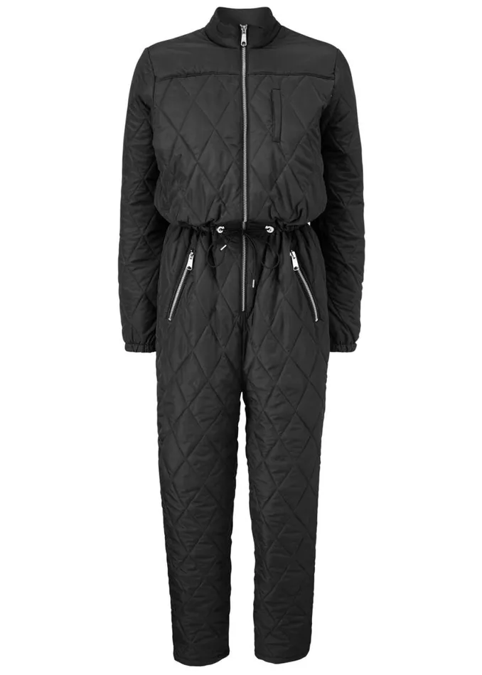 Women Modstrm Coats and Jackets Krystal Padded Jumpsuit Black Women Modstrm Coats and Jackets Krystal Padded Jumpsuit Black
