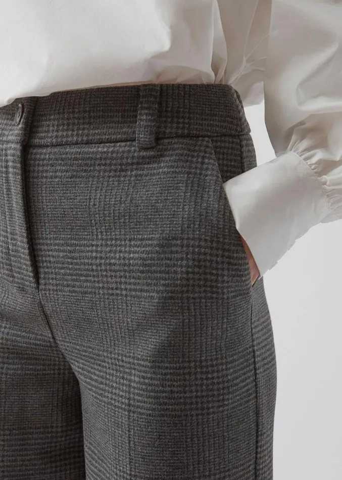 Women Modstrm Pants and Leggings Gale Check Pants Cox Grey Check Women Modstrm Pants and Leggings Gale Check Pants Cox Grey Check