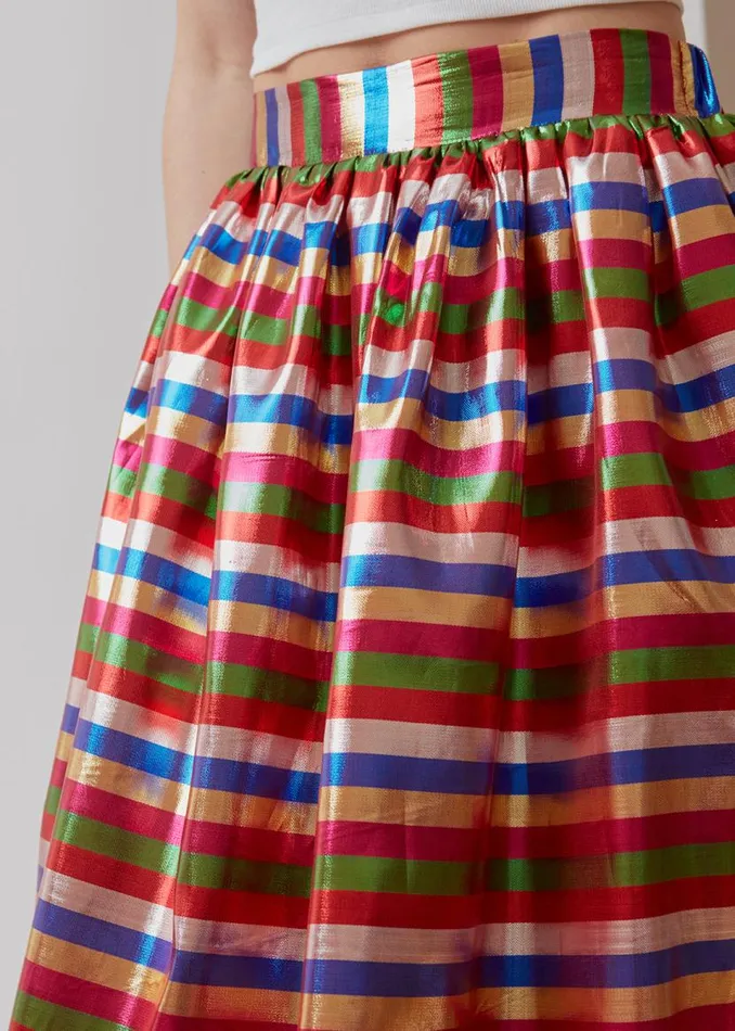 Women Modstrm Skirts PernilleMD Skirt Glitter Stripe Women Modstrm Skirts PernilleMD Skirt Glitter Stripe