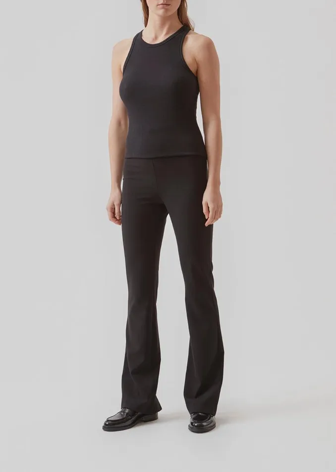 Women Modstrm Suits AnkerMD Slit Pants Black