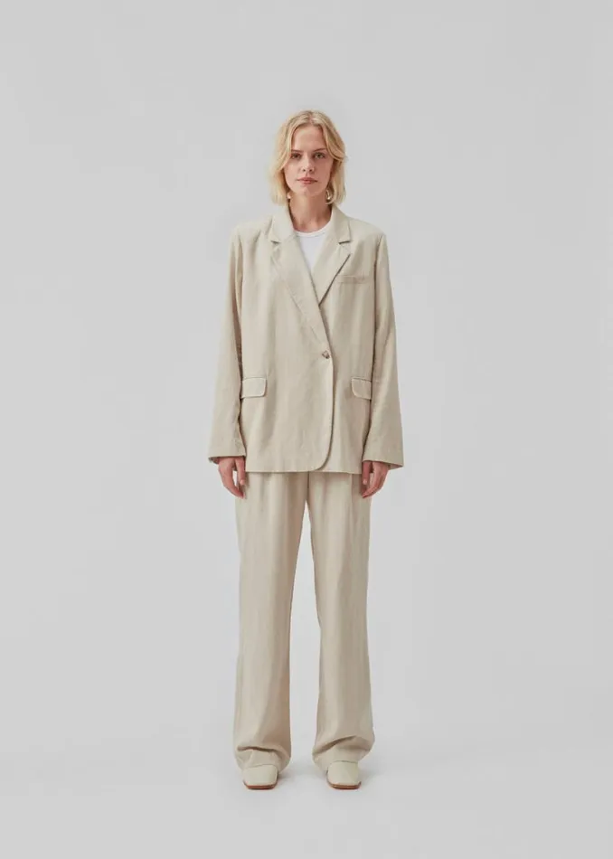 Women Modstrm Suits ParkMD Blazer Cream Milk