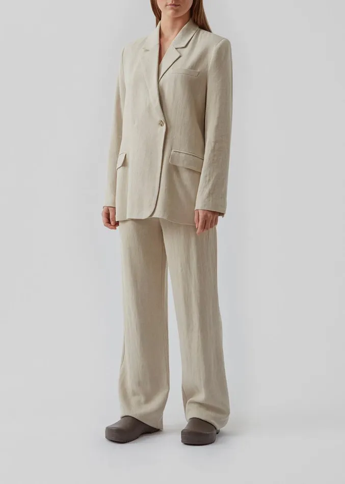 Women Modstrm Suits ParkMD Blazer Cream Milk Women Modstrm Suits ParkMD Blazer Cream Milk
