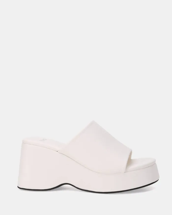 Women NOVO Shoes BENTO WHITE Wedges