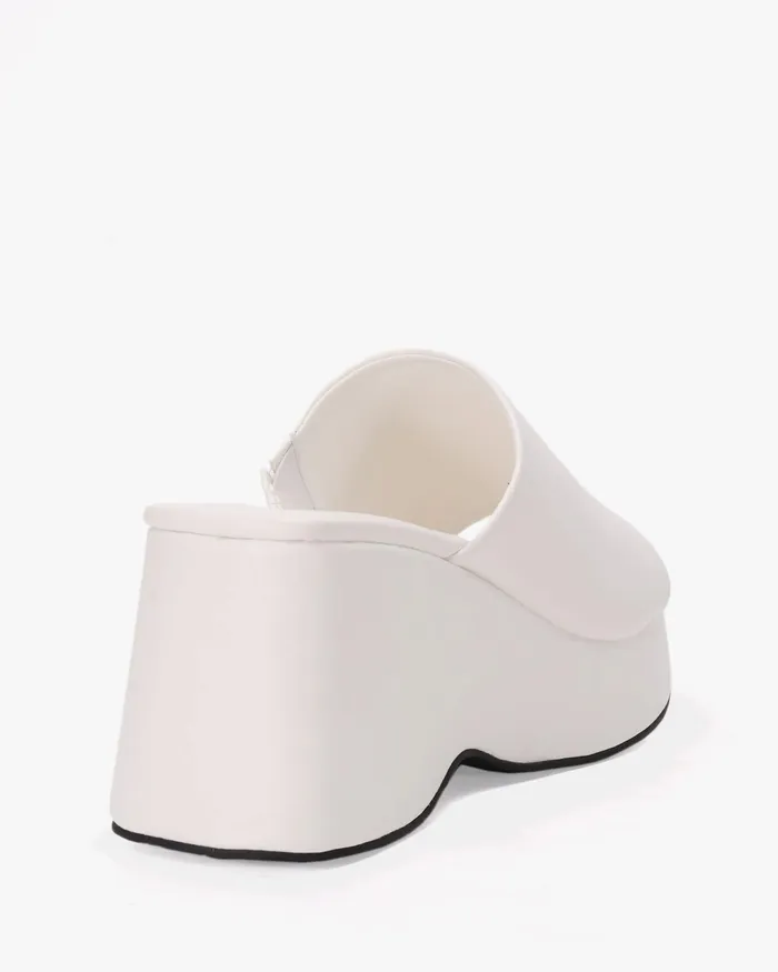 Women NOVO Shoes BENTO WHITE Wedges