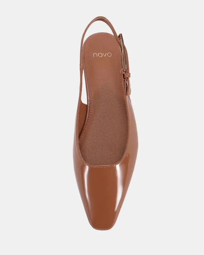 Women NOVO Shoes CONI TOFFEE Ballet Flats Casuals