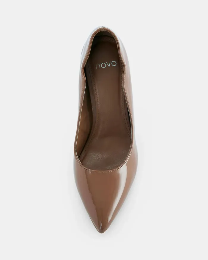 Women NOVO Shoes INISA TOFFEE PATENT Party