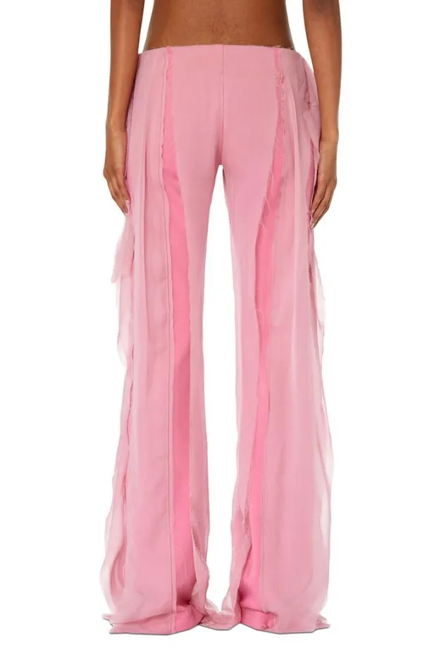 Women PDoble Pink Diesel Trousers And Shorts Women PDoble Pink Diesel Trousers And Shorts