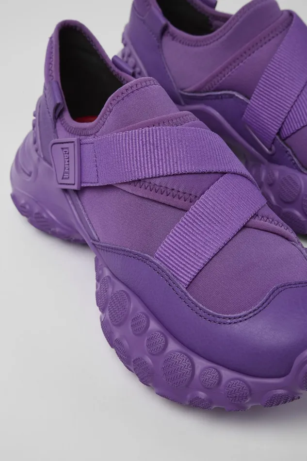 Women Pelotas Mars Purple TextileLeather Sneaker Camper Sneakers