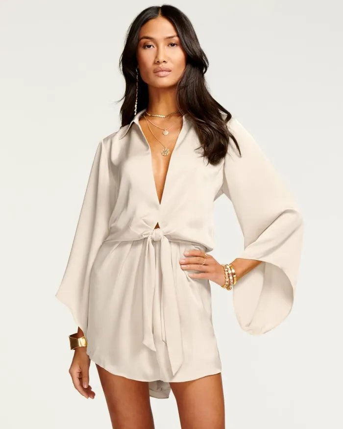 Women Penny Bell Sleeve Mini Dress Soiree Red Ramy Brook Dresses Women Penny Bell Sleeve Mini Dress Soiree Red Ramy Brook Dresses