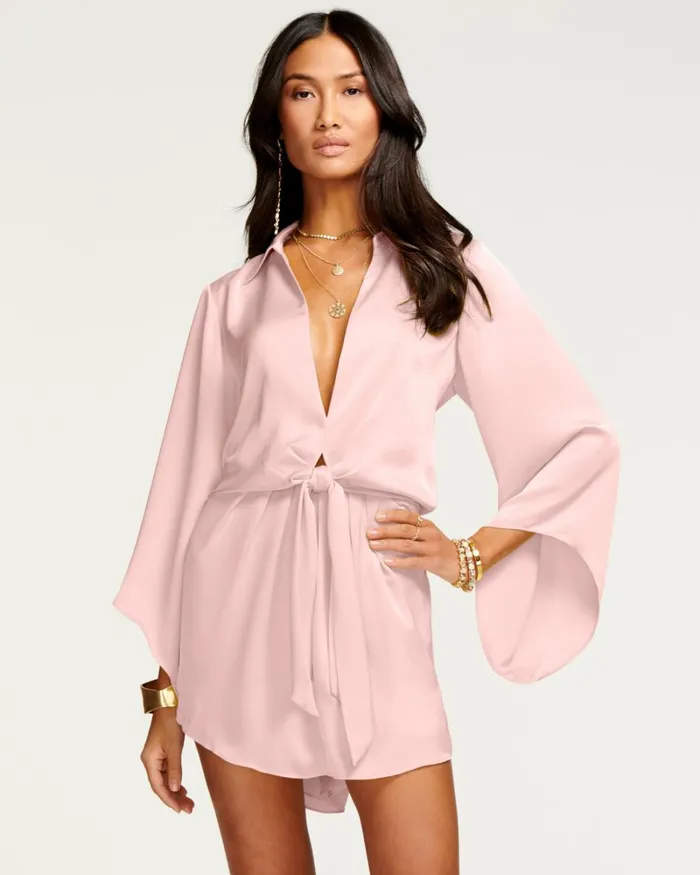 Women Penny Bell Sleeve Mini Dress Soiree Red Ramy Brook Dresses Women Penny Bell Sleeve Mini Dress Soiree Red Ramy Brook Dresses