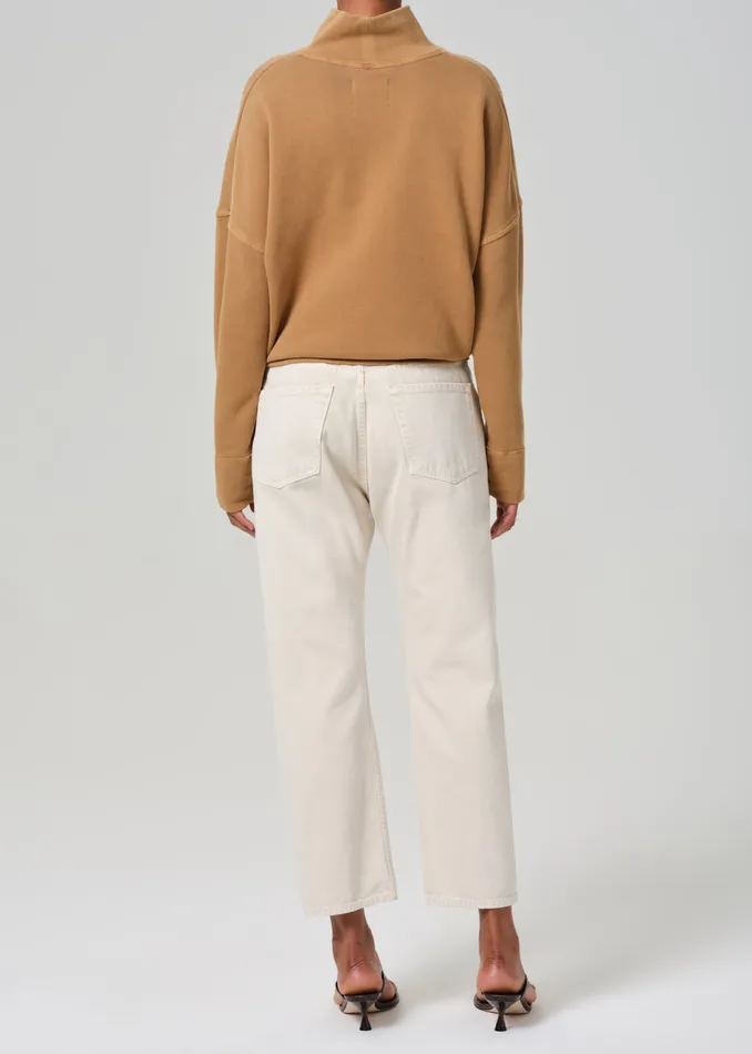 Women Petite Citizens Of Humanity Winslow Cropped Boyfriend In Almondette