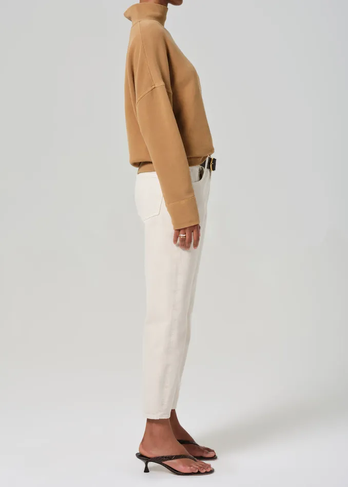 Women Petite Citizens Of Humanity Winslow Cropped Boyfriend In Almondette