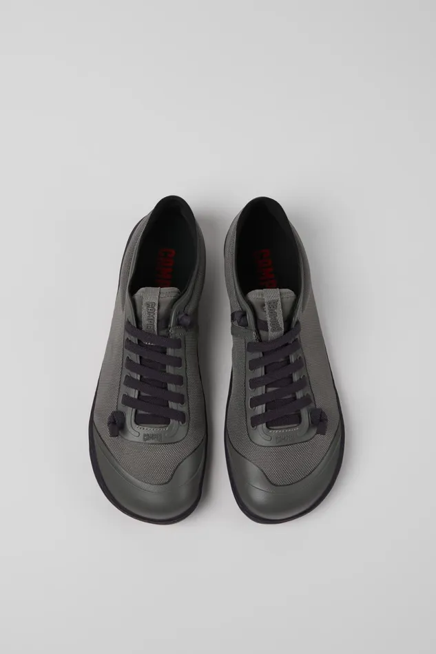 Women Peu Gray Textile Shoes Camper Casual Shoes Women Peu Gray Textile Shoes Camper Casual Shoes