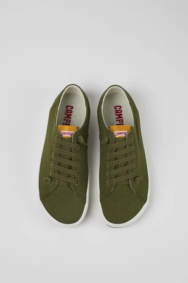 Women Peu Rambla Green Textile Sneaker Camper Sneakers Women Peu Rambla Green Textile Sneaker Camper Sneakers